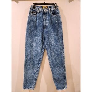 Vintage‎ 80s 90s Sasson Acid Wash High Waist Tapered Leg Jeans Womens Size 27x31